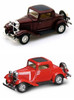 1932 Ford 3-Window Coupe Diecast Car Package - Two 1/43 Scale Diecast Model Cars