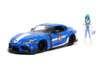 2020 Toyota Supra w/Max Sterling Figure, Robotech - Jada Toys 33676 - 1/24 Scale Diecast Car