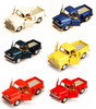 Kinsmart 1955 Chevy Stepside Pickup Truck Diecast Car Set - Box of 12 1/32 Scale Diecast Model Cars, Assorted Colors