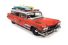 1959 Cadillac Eldorado Ambulance (Weathered), Red - Auto World AW312 - 1/18 Scale Diecast Car