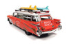 1959 Cadillac Eldorado Ambulance (Weathered), Red - Auto World AW312 - 1/18 Scale Diecast Car