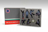 Formula One F1 Pit Crew Team Blue Set III, Blue - American Diorama 76558 - 1/18 Scale Figurine