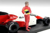 Racing Legends - The 80s Driver A, Red - American Diorama 76353 - 1/18 Scale Figurine