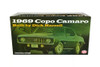 1969 Chevy Copo Camaro, Dark Green - Acme A1805724 - 1/18 Scale Diecast Model Toy Car