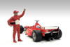 Racing Legends - The 90s Driver B, Red - American Diorama 76356 - 1/18 Scale Figurine