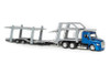 Freightliner Cascadia Auto Carrier, Blue - New Ray 16033 - 1/43 Scale Diecast Model Toy Car
