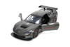 2005 Chevy Corvette C6-R, Dark Gray - Jada Toys 34117 - 1/24 Scale Diecast Model Toy Car