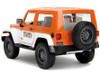 2017 Jeep Wrangler w/Orange M&M's Diecast Figure, M&Ms - Jada Toys 34401 - 1/24 Scale Diecast Car