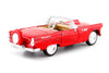 1956 Ford Thunderbird Convertible, Red - Showcasts 77215R - 1/24 Scale Diecast Model Toy Car