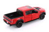 2017 Ford F-150 Raptor Pickup, Red - Showcasts 71344D - 1/27 Scale Diecast Model Toy Car (1 car, no box)