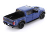 2017 Ford F-150 Raptor Pickup, Blue - Showcasts 71344D - 1/27 Scale Diecast Model Toy Car (1 car, no box)