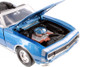 1967 Chevy Camaro SS Convertible, Blue - Showcasts 77301BU - 1/24 Scale Diecast Model Toy Car