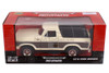 1978 Ford Bronco Ranger XLT w/Spare Tire, Cream - Showcasts 71371WCM - 1/24 Scale Diecast Car