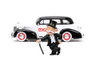 1939 Chevy Master Deluxe w/Mr. Monopoly Figure, Monopoly - Jada Toys 33230 - 1/24 scale Diecast Car