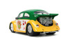 1959 Volkswagen Drag Beetle w/ Michelangelo Figure, TMNT - Jada Toys 33741 - 1/24 Scale Diecast Car