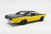 1966 Pontiac GTO "Restomod", Yellow /Black - Acme A1801219 - 1/18 Scale Diecast Model Toy Car