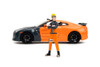 2009 Nissan GT-R (R35) w/ Naruto Figure, Naruto - Jada Toys 33691 - 1/24 Scale Diecast Car