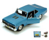 Diecast Car w/Rotary Turntable - 1970 Chevy Nova SS, Blue - Maisto 34262 - 1/24 Scale Diecast Car