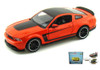 Diecast Car w/Rotary Turntable - Ford Mustang Boss 302, Orange Maisto 31269 1/24 Scale Diecast Car