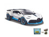 Diecast Car w/Rotary Turntable - Bugatti Divo, White - Maisto 31526W - 1/24 scale Diecast Car