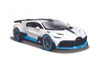 Diecast Car w/Rotary Turntable - Bugatti Divo, White - Maisto 31526W - 1/24 scale Diecast Car