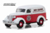 1939 Chevy Panel Truck, Red Crown - Greenlight 41060/6 - 1/64 scale Diecast Model Toy Car