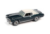 1971 Pontiac Grand Prix, Blue - Johnny Lightning JLSP283/24B - 1/64 Scale Diecast Model Toy Car