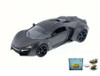 Diecast Car w/Display Turntable - Lykan HyperSportMatte -  98077 - 1/24 Scale Diecast Model Toy Car