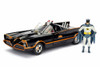 Diecast Car w/Display Turntable - Batmobile Diecast Kit w/Batman& Robin -1/24 Scale Diecast Car