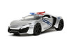 Diecast Car w/Display Turntable - Lykan Hypersport Police Jada Toys 32927/4 - 1/24 Diecast Car