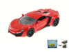 Diecast Car w/Display Turntable - Lykan HyperSport, Red - JADA 97373 - 1/24 Scale Diecast Car