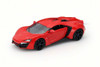 Diecast Car w/Display Turntable - Lykan HyperSport, Red - JADA 97377 - 1/24 Scale Diecast Car