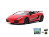 Diecast Car w/Display Turntable - Lamborghini Gallardo Superleggera, Red - 1/24 scale Diecast Car