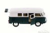 1962 Volkswagen Classic Bus, Green - Kinsmart 5060W - 1/32 Scale Diecast Model Toy Car