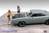 Car Wash Girls Set 2 (Jessica & Jennifer) - American Diorama 38356 - 1/43 Scale Figurine Accessory