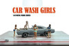 Car Wash Girls Set 2 (Jessica & Jennifer) - American Diorama 38356 - 1/43 Scale Figurine Accessory