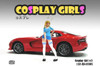 Cosplay Girls Figure 3, Blue - American Diorama AD-18303 - 1/18 Scale Figurine - Diorama Accessory