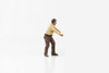 4x4 Mechanic Figure 3, Beige w/Brown - American Diorama AD-18013 - 1/18 Scale Figurine - Accessory