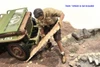 4x4 Mechanic Figure 8, Beige/ w/Brown - American Diorama AD-18018 - 1/18 Scale Figurine - Accessory