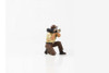 4x4 Mechanic Figure 7, Beige w/Brown - American Diorama AD-18017 - 1/18 Scale Figurine - Accessory