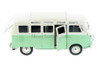 Volkswagen Van "Samba", Green w/White Roof - Showcasts 38956GN - 1/25 Scale Diecast Model Toy Car