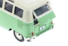 Volkswagen Van "Samba", Green w/White Roof - Showcasts 38956GN - 1/25 Scale Diecast Model Toy Car
