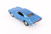 1969 Dodge Charger R/T Hardtop, Blue & Beige - Showcasts 37256 - 1/25 Scale Set of 4 Model Toy Cars