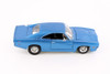 1969 Dodge Charger R/T Hardtop, Blue & Beige - Showcasts 37256 - 1/25 Scale Set of 4 Model Toy Cars