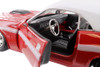 1970 Dodge Challenger R/T Coupe Soft Top, Red, Showcasts 37263 - 1/24 Scale Set of 4 Model Toy Cars
