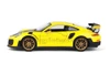 2018 Porsche 911 GT2 Hardtop, Yellow - Showcasts 38523YL - 1/24 Scale Diecast Model Toy Car