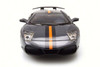 2009 Lamborghini Murcielago LP670-4 SV Hardtop, Gray w/Orange Stripe - Bburago 28120GY - 1/24 Scale Diecast Car