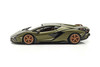 Lamborghini Sian FKP37 Hardtop, Matte Green - Bburago 28099GN - 1/24 Scale Diecast Model Toy Car