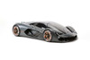 Lamborghini Terzo Millennio Hardtop, Dark Gray w/Black Top - Bburago 28094GY - 1/24 Scale Diecast Model Toy Car