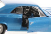 1966 Chevy Chevelle SS 396 Hardtop, Blue - Showcasts 37960 - 1/24 Scale Set of 4 Diecast Model Cars